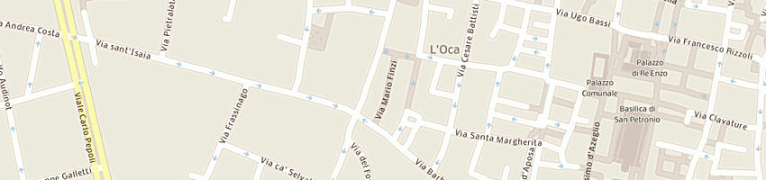 Mappa della impresa centrobanca-banca centrale di credito popolare spa a BOLOGNA