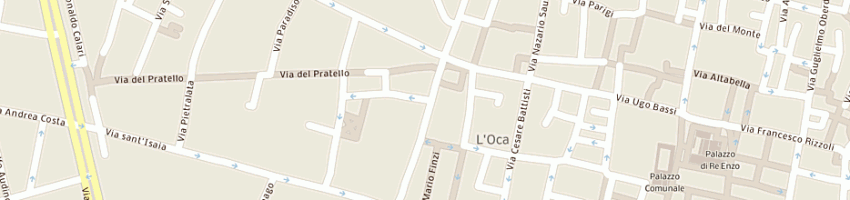 Mappa della impresa bar de marchi di bonfiglioli luciano a BOLOGNA