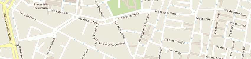 Mappa della impresa ghedini tiziana a BOLOGNA