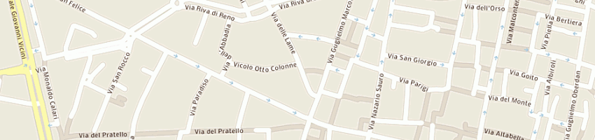 Mappa della impresa enoteca delle lame di lugli daniela a BOLOGNA