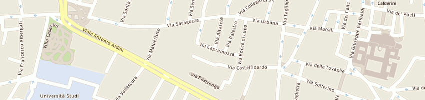 Mappa della impresa garage capramozza a BOLOGNA