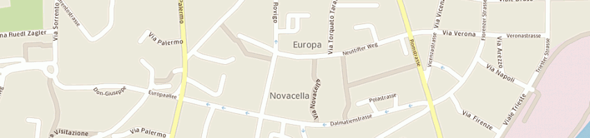 Mappa della impresa scuola media ugo foscolo a BOLZANO
