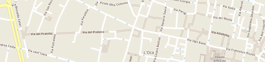 Mappa della impresa emilia viaggi (snc) a BOLOGNA