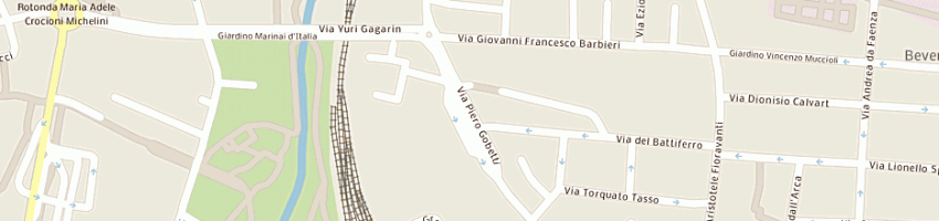 Mappa della impresa look bar snc di magliarella giovanni e c a BOLOGNA