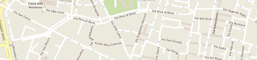 Mappa della impresa credito cooperativo bolognese sc a rl a BOLOGNA