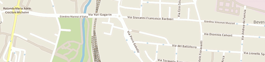 Mappa della impresa sacir srl a BOLOGNA