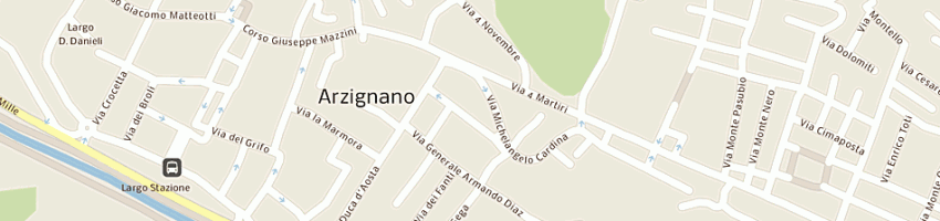Mappa della impresa pelle italia srl a ARZIGNANO
