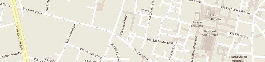 Mappa della impresa riponi a BOLOGNA