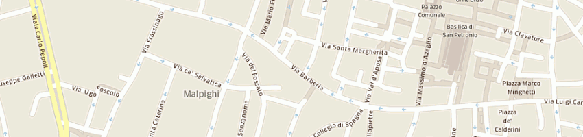Mappa della impresa ekinos architetture dell'arch silvio vianelli a BOLOGNA
