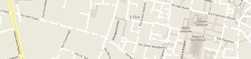 Mappa della impresa studio hercolani a BOLOGNA