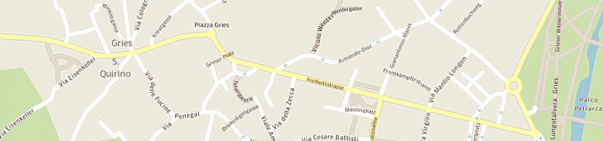Mappa della impresa cassa di risparmio di bolzano spa a BOLZANO