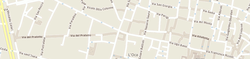 Mappa della impresa edera snc di gian luca gamberini e c a BOLOGNA