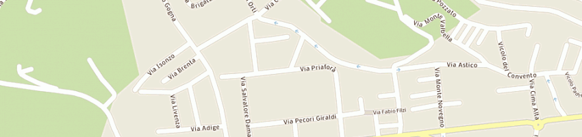 Mappa della impresa trattoria - bar for a man di de pretto renato a SCHIO