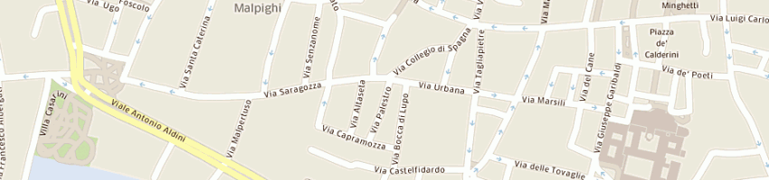 Mappa della impresa fillis di alessandri raffaella a BOLOGNA