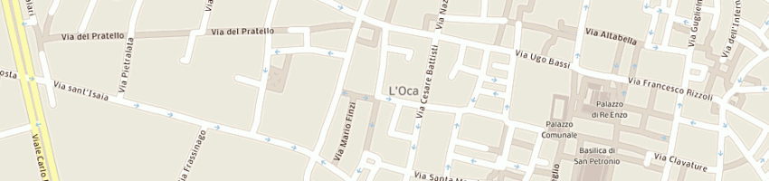 Mappa della impresa mazzanti pietro a BOLOGNA