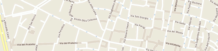 Mappa della impresa desiree profumerie di tamburrano giuseppe e c sas a BOLOGNA