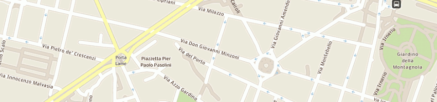 Mappa della impresa farmacia s anna del dott cesare dall'osso e c snc a BOLOGNA