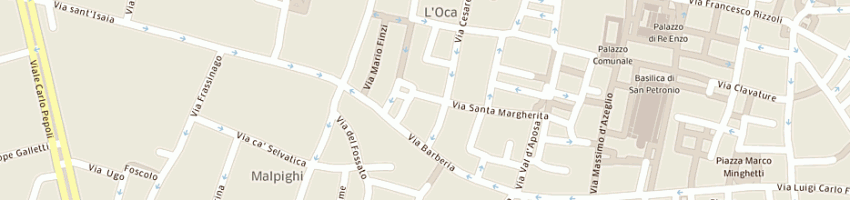 Mappa della impresa metropolis snc di manzi valerio e c a BOLOGNA