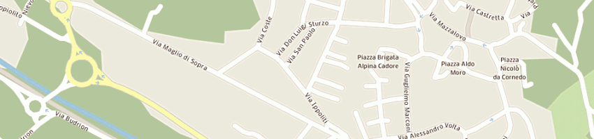 Mappa della impresa savegnago gianni a CORNEDO VICENTINO