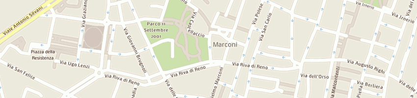 Mappa della impresa palazzi e pezzoli a BOLOGNA