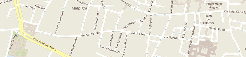 Mappa della impresa rosa pierino e novello snc a BOLOGNA