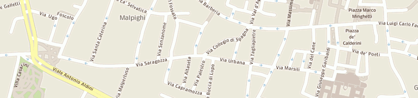 Mappa della impresa santangelo massimo a BOLOGNA