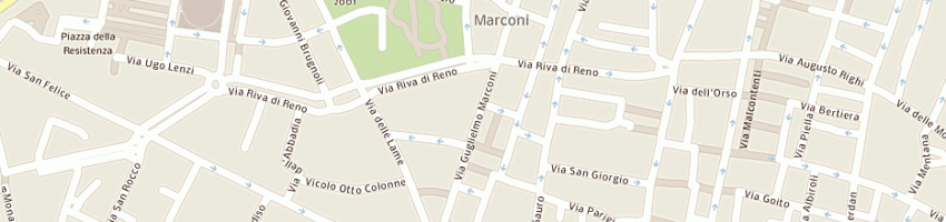 Mappa della impresa sistemia spa - societa' generale di sistemi informativi a BOLOGNA