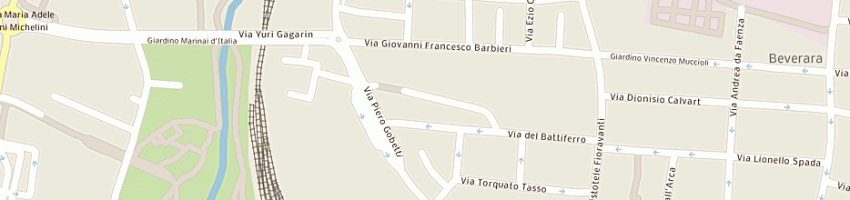 Mappa della impresa officina luigi ghedini di ghedini luigi (snc) a BOLOGNA