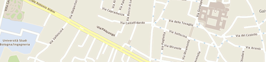 Mappa della impresa parisotto (srl) a BOLOGNA