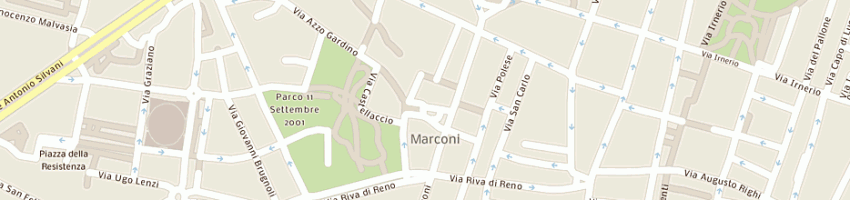 Mappa della impresa uniservizi scrl a BOLOGNA