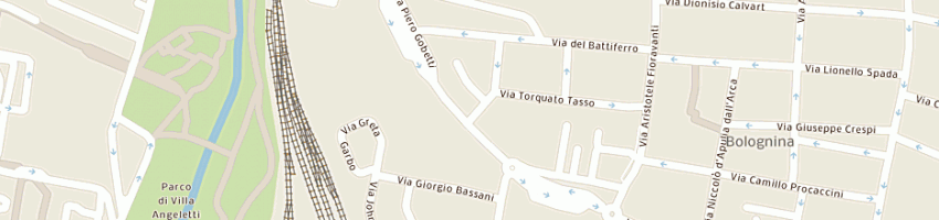 Mappa della impresa magri (srl) a BOLOGNA