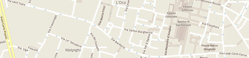 Mappa della impresa 6' reparto infrastrutture - ufficio amminis caserma s salvatore a BOLOGNA