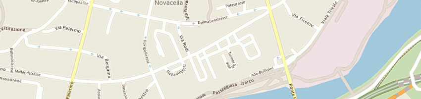 Mappa della impresa salone via torino 71 di cagnon emanuela a BOLZANO