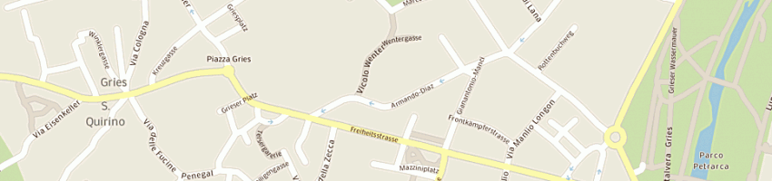 Mappa della impresa scuola istituto comprensivo in lingua tedbolzano gries a BOLZANO