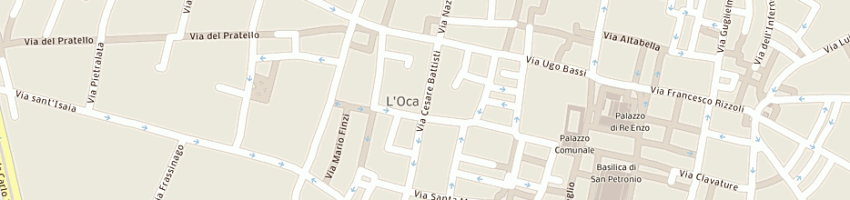 Mappa della impresa fronticelli ing giuseppe a BOLOGNA