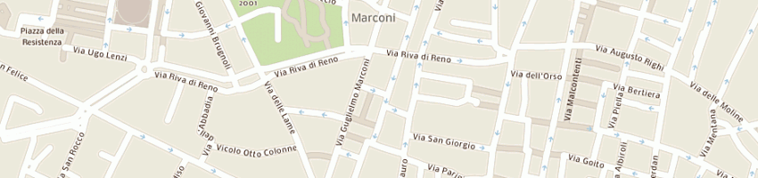 Mappa della impresa mereu fedora a BOLOGNA