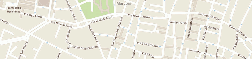 Mappa della impresa rondelli (sas) a BOLOGNA
