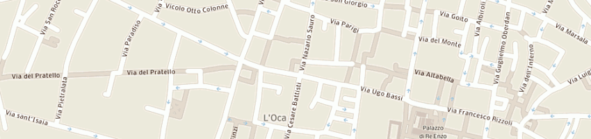 Mappa della impresa sara srl a BOLOGNA
