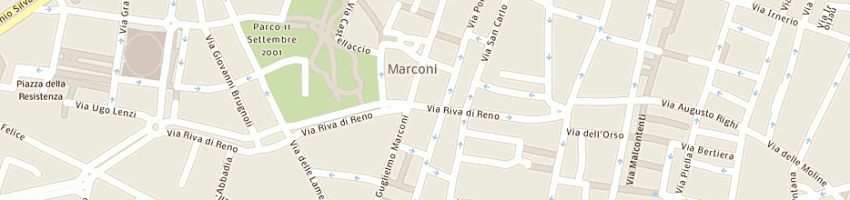 Mappa della impresa bosi carla a BOLOGNA