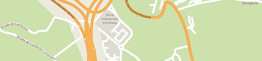 Mappa della impresa pf progetti e finanziamenti srl a SIENA