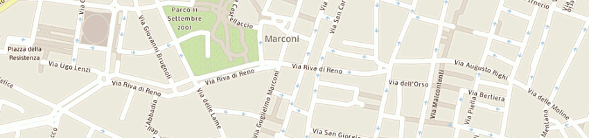 Mappa della impresa oblo' suprema di cristina patelli e massimo zaniboni sdf a BOLOGNA