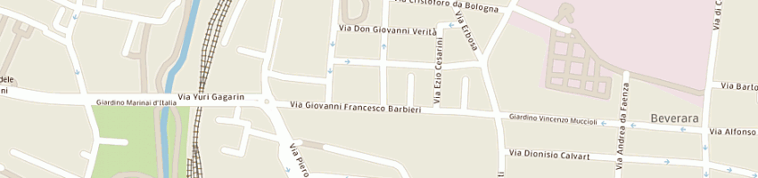 Mappa della impresa riccioni noris a BOLOGNA