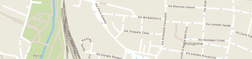 Mappa della impresa music academy 2000 a BOLOGNA
