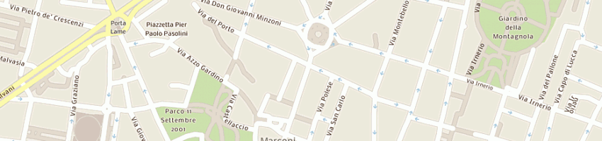 Mappa della impresa cofathec servizi spa a BOLOGNA