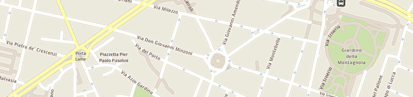 Mappa della impresa sandri sandra snc a BOLOGNA
