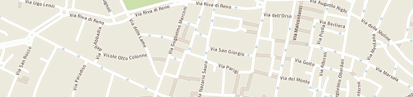 Mappa della impresa jack blutharsky group srl a BOLOGNA