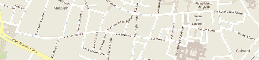 Mappa della impresa trapella augusto a BOLOGNA