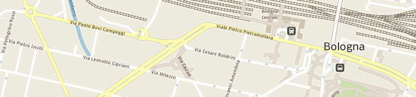 Mappa della impresa europa hotel (srl) a BOLOGNA