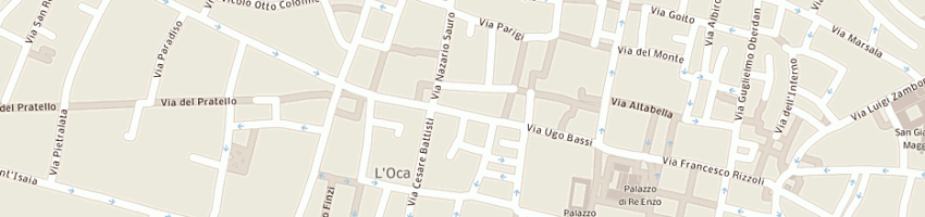 Mappa della impresa donelli vincenzo a BOLOGNA
