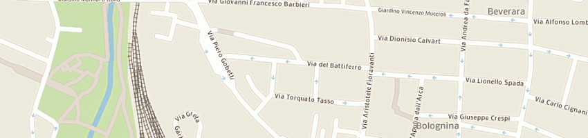 Mappa della impresa cooperativa sociale teseo arl a BOLOGNA